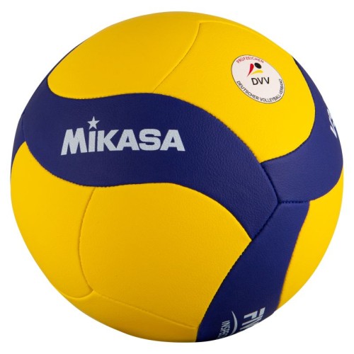 Mikasa Schulturnier-Spielball V345W gelb/blau Gr. 5