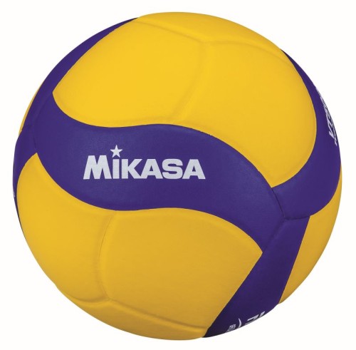 Mikasa Volleyball VT500W für Zuspieltraining gelb/blau Gr. 5