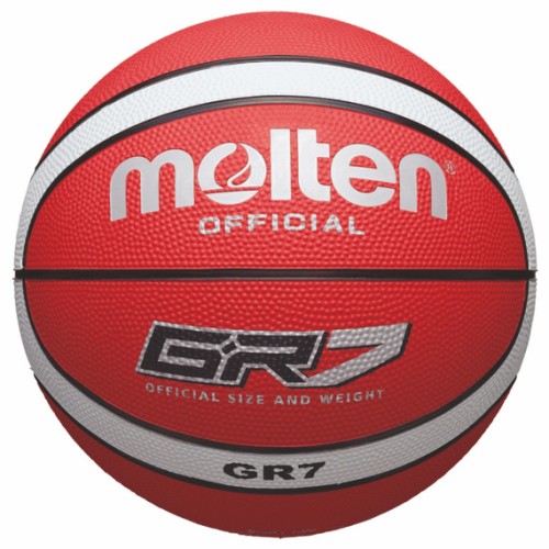 Molten Basketball Rot/Weiß Gr. 5, 6, 7