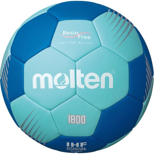 Molten Handball 1800 Trainingsball Harzfrei cyan/blau Gr. 1
