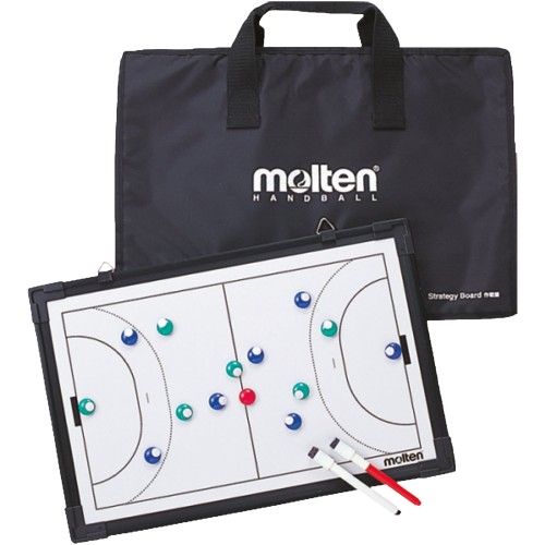 Molten Taktikboard für Handball mit Tasche - magnetisch