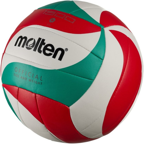 Molten Volleyball V4M1500, weiß/grün/rot, Gr. 4 Seitenansicht