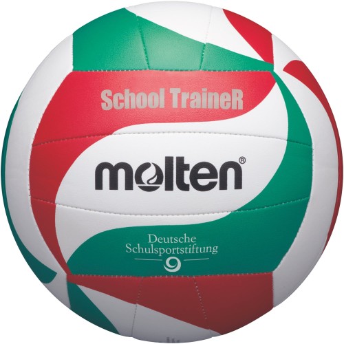 Molten Volleyball V5M-ST School Trainer weiß/grün/rot Gr. 5