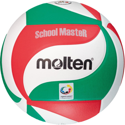 Molten Volleyball V5M-SM School MasteR DVV2 weiß/grün/rot Gr. 5