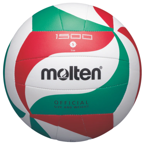 Molten Volleyball V5M1500, weiß/grün/rot, Gr. 5
