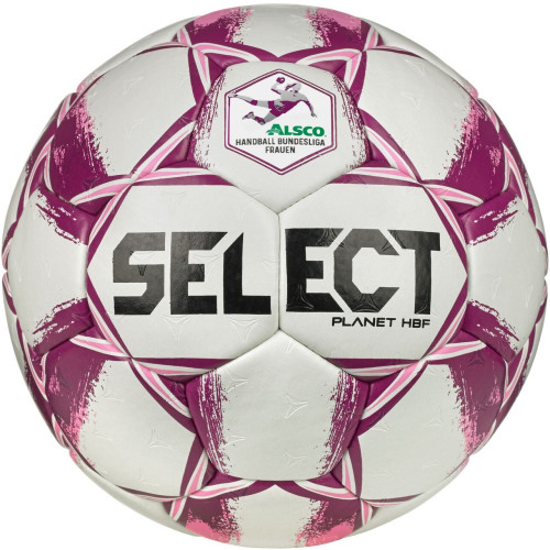 SELECT Handball Ultimate HBF Planet Bundesliga Spielball grau/lila v25 Gr. 2 Vorderseite