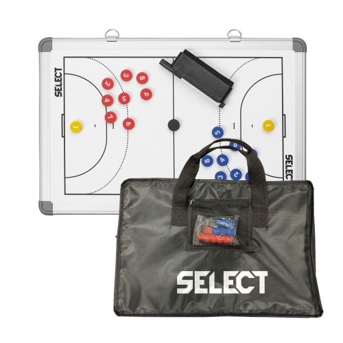 SELECT Taktikboard für Handball 45cm x 30cm magnetisch mit Tasche