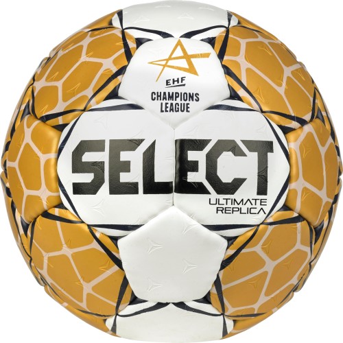 SELECT Handball Replica EHF Champions League V23 weiß/gold Gr. 0, 1, 2, 3 Front