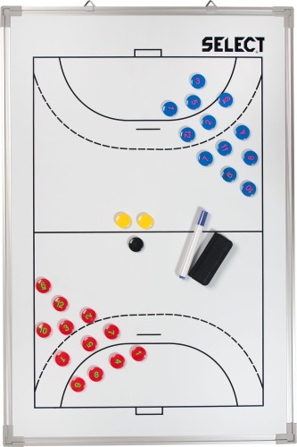 SELECT Taktikboard für Handball aus Alu, magnetisch