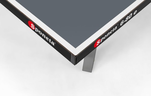 Sponeta Tischtennisplatte Outdoor grau S 6-80 e inkl. Netz