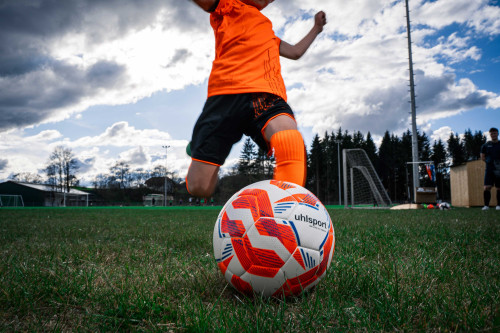 Uhlsport Fußball 290 Ultra Lite Addglue weiß/fluo orange/royal Gr. 3, 4, 5