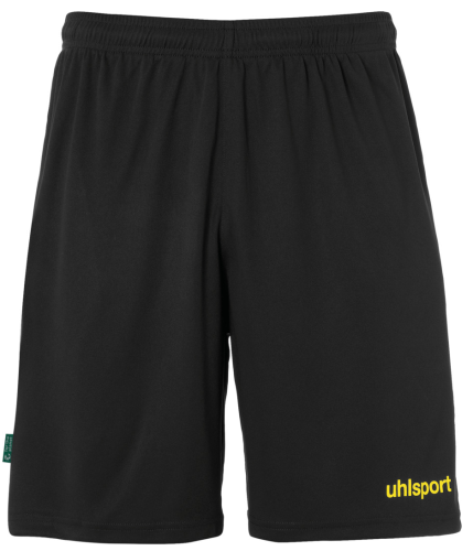 Uhlsport Fußball Center Basic Shorts FTP schwarz/limonengelb Gr. 116 - XXL