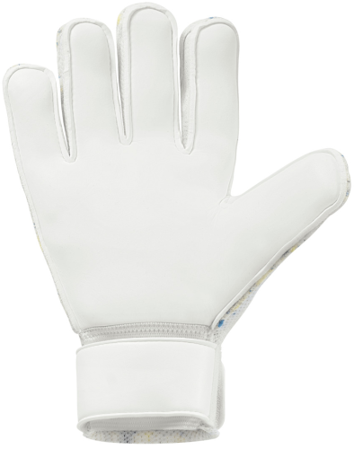 Uhlsport Torwarthandschuhe FM Cybertec Starter Soft weiß/cyberblau/schwarz