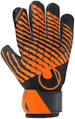 Uhlsport Torwarthandschuhe FM Starter Resist+ schwarz/fluo orange