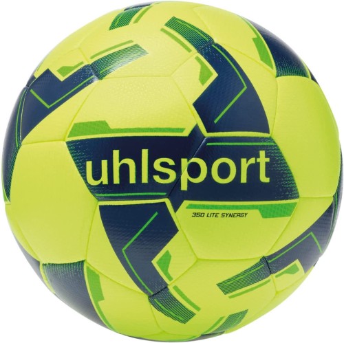 Uhlsport Fußball 350 Lite Synergy gelb/marine/grün, extra leicht, Gr. 4, 5