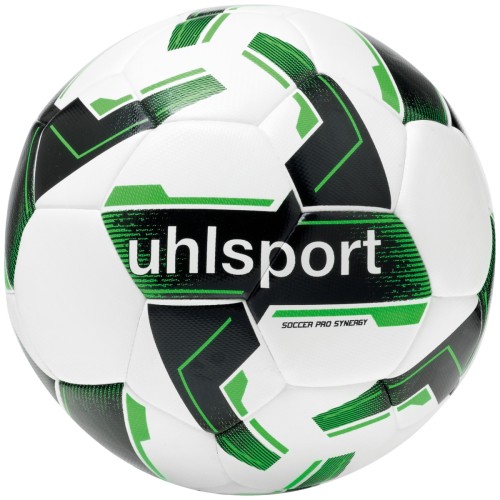 Uhlsport Fußball Soccer Pro Synergy weiß/schwarz/fluo grün, Gr. 3