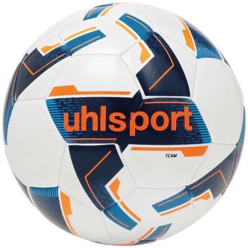 Uhlsport Fußball TEAM weiß/marine/fluo orange Gr. 5