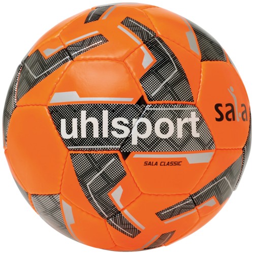 Uhlsport Futsal Ball Sala Classic fluo-orange/schwarz/silber