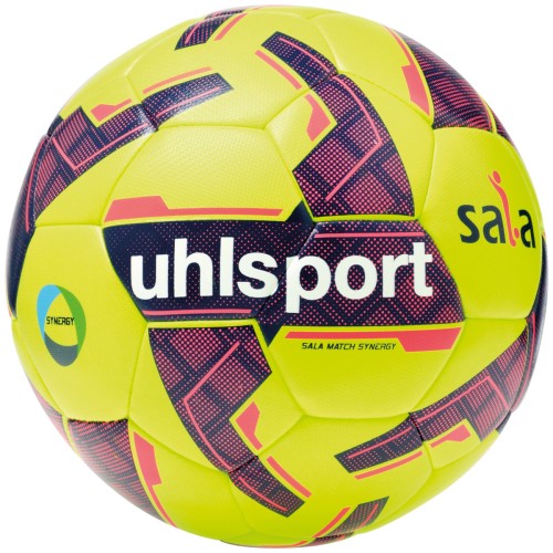 Uhlsport Futsal Ball Sala Match Synergy fluo-gelb/marine/fluo-rot
