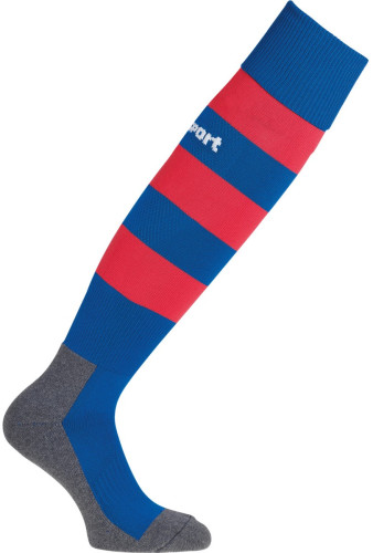 Uhlsport Team Pro Essential Stripe Stutzenstrumpf azurblau/rot Gr. 28 - 47