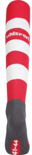 Uhlsport Team Pro Essential Stripe Stutzenstrumpf rot/weiß Gr. 28 - 47