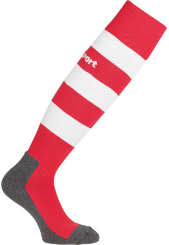 Uhlsport Team Pro Essential Stripe Stutzenstrumpf rot/weiß Gr. 28 - 47
