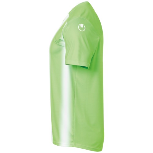 Preview: Uhlsport Fußball Trikot Stripe 2.0 Kurzarm fluo grün/weiß Gr. 116 - XL