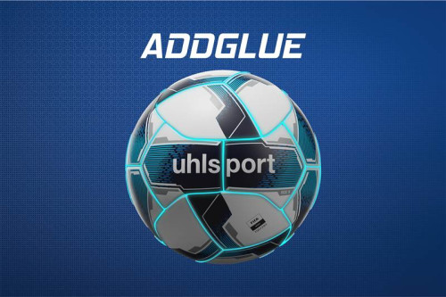 Preview: Uhlsport Fußball Attack Addglue weiß/royal/blau Gr. 4, 5