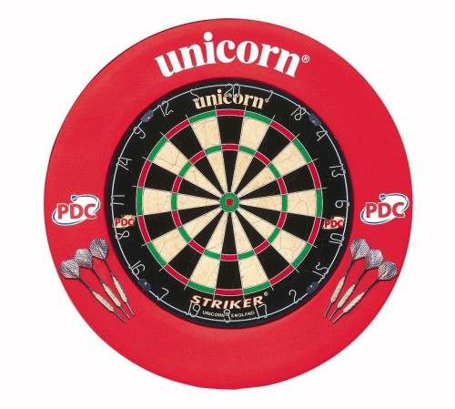Dartscheibe Unicorn Striker Board + Surround Center