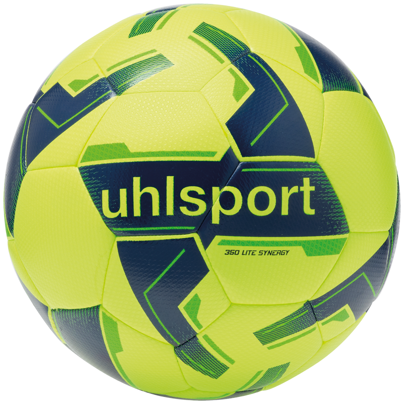 Uhlsport Fußball 350 Lite Synergy gelb/marine/grün, extra leicht, Gr. 4