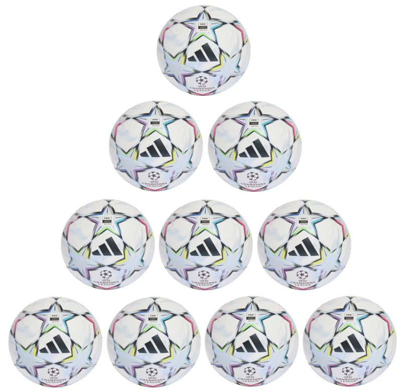10er Ballpaket / Ballset Adidas Fußball UCL UEFA Champions League 26/27 League Gr. 4, 5