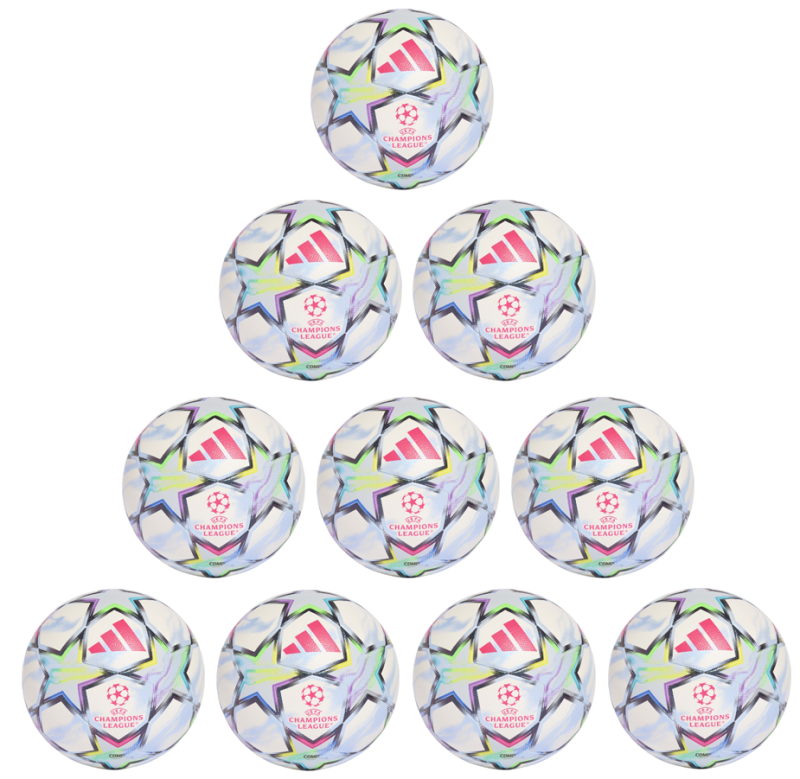 10er Ballpaket / Ballset Adidas Fußball UCL UEFA Champions League 26/27 Competition Gr. 4, 5