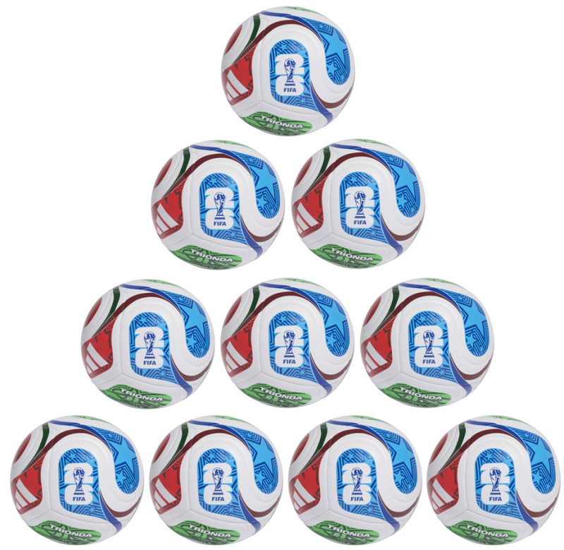 10er Ballpaket / Ballset Adidas Fußball WM 2026 Trionda Training Gr. 5