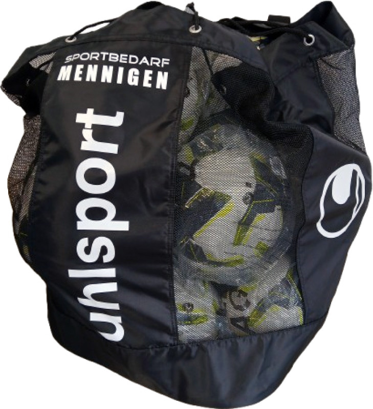 Uhlsport Ballsack mit Sportbedarf Mennigen Branding für 12 Bälle