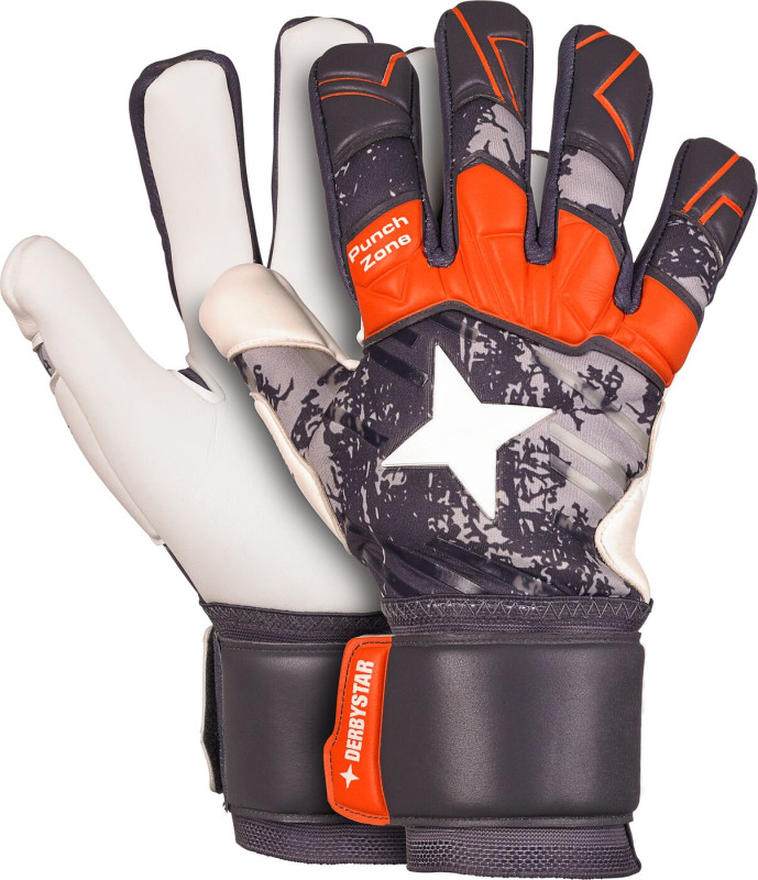 DERBYSTAR Torwarthandschuhe Mamba grau/orange Gr. 8 - 12