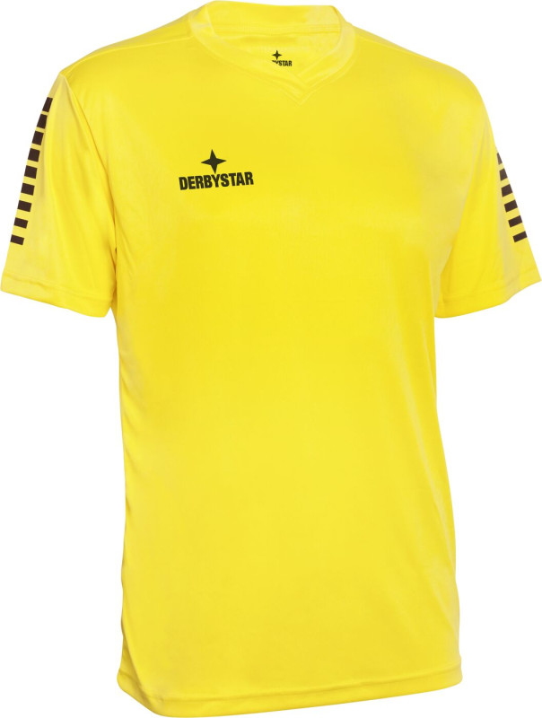 Derbystar Fußball Trikot Contra Kurzarm gelb/schwarz Gr. 116 - 3XL Derbystar Fußball Trikot Contra Kurzarm gelb/schwarz Gr. 116 - 3XL