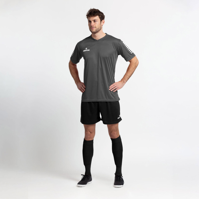 Derbystar Fußball Trikot Contra Kurzarm grau/weiß Gr. 116 - 3XL Derbystar Fußball Trikot Contra Kurzarm grau/weiß Gr. 116 - 3XL