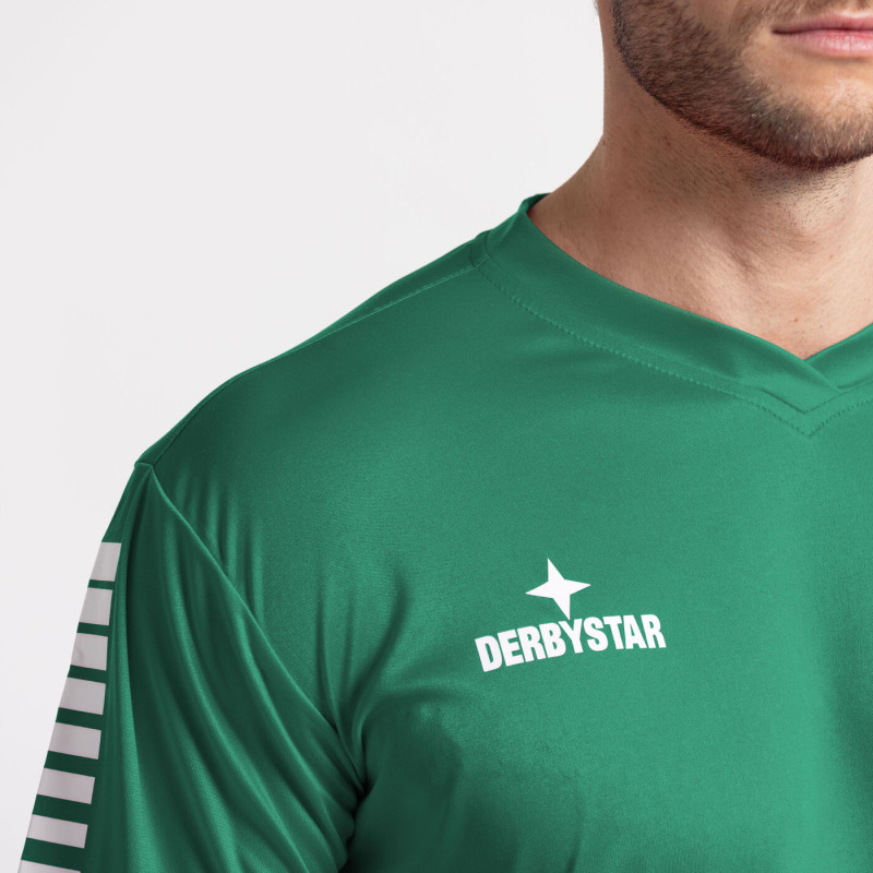 Derbystar Fußball Trikot Contra Kurzarm grün/weiß Gr. 116 - 3XL Derbystar Fußball Trikot Contra Kurzarm grün/weiß Gr. 116 - 3XL