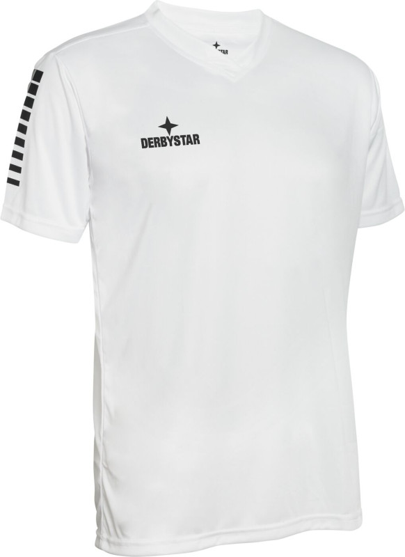 Derbystar Fußball Trikot Contra Kurzarm weiß/schwarz Gr. 116 - 3XL Derbystar Fußball Trikot Contra Kurzarm weiß/schwarz Gr. 116 - 3XL