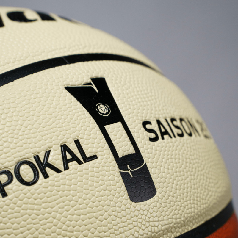 Baden Basketball easyCredit BBL Pokal 25/26 orange/weiß Gr. 7