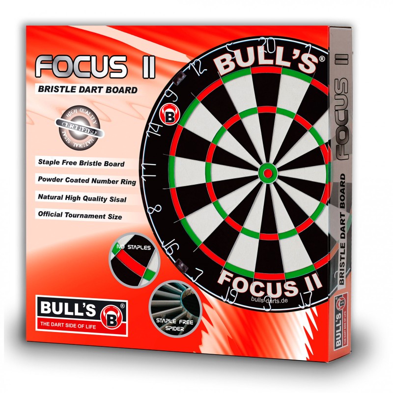 Dartscheibe BULL'S Focus II Bristle Dart Board
