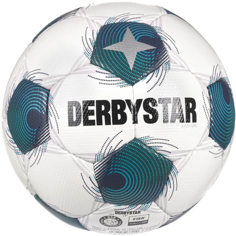 DERBYSTAR Fußball Apus APS Spielball v26 weiß/grün Gr. 5