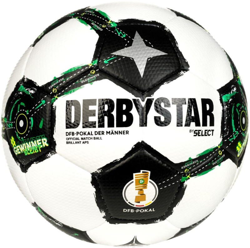 DERBYSTAR DFB-Pokal Spielball Brillant APS v25 2025/2026 Fußball Gr. 5 Rückseite DERBYSTAR DFB-Pokal Spielball Brillant APS v25 2025/2026 Fußball Gr. 5 Rückseite