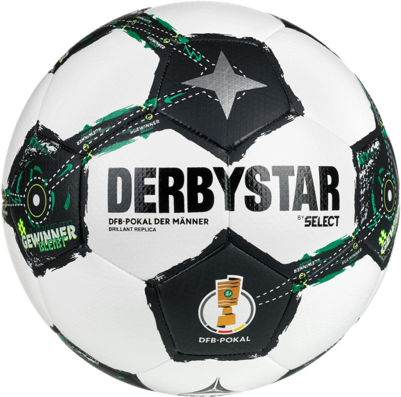 DERBYSTAR DFB-Pokal Brillant Replica v25 2025/2026 Fußball Gr. 5 Rückseite DERBYSTAR DFB-Pokal Brillant Replica v25 2025/2026 Fußball Gr. 5 Rückseite