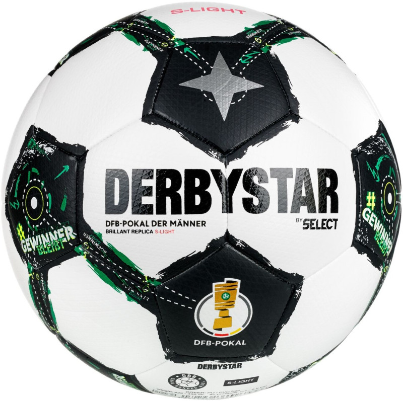 DERBYSTAR DFB-Pokal Brillant Replica S-Light 290g v25 2025/2026 Fußball Gr. 3, 4, 5 Vorderseite