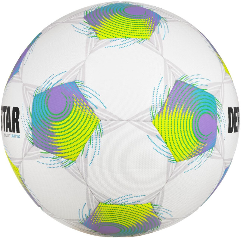 DERBYSTAR Fußball Brillant Light 350g Trainingsball v26 weiß/grün/lila Gr. 4, 5 Seite