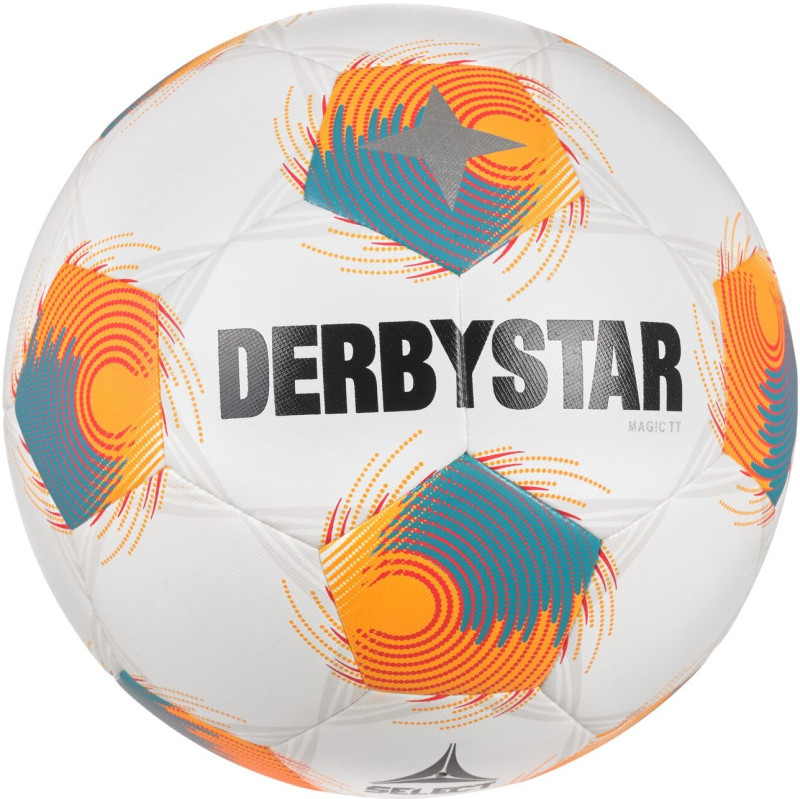 DERBYSTAR Fußball Magic TT v26 weiß/grau/orange Gr. 5