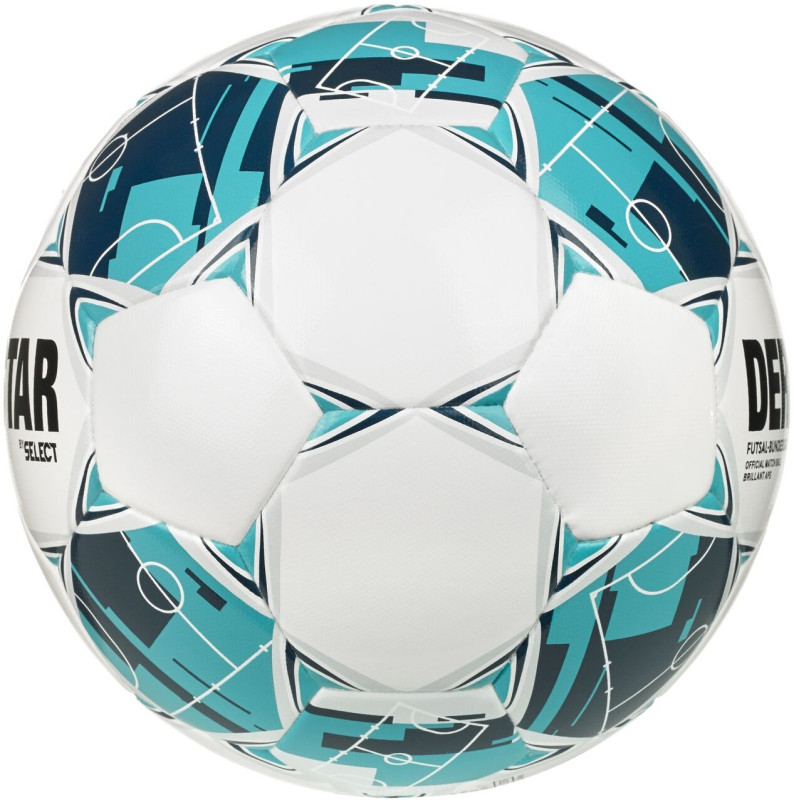 DERBYSTAR Futsal Ball Brillant APS Bundesliga Spielball v26 weiß/blau/grau