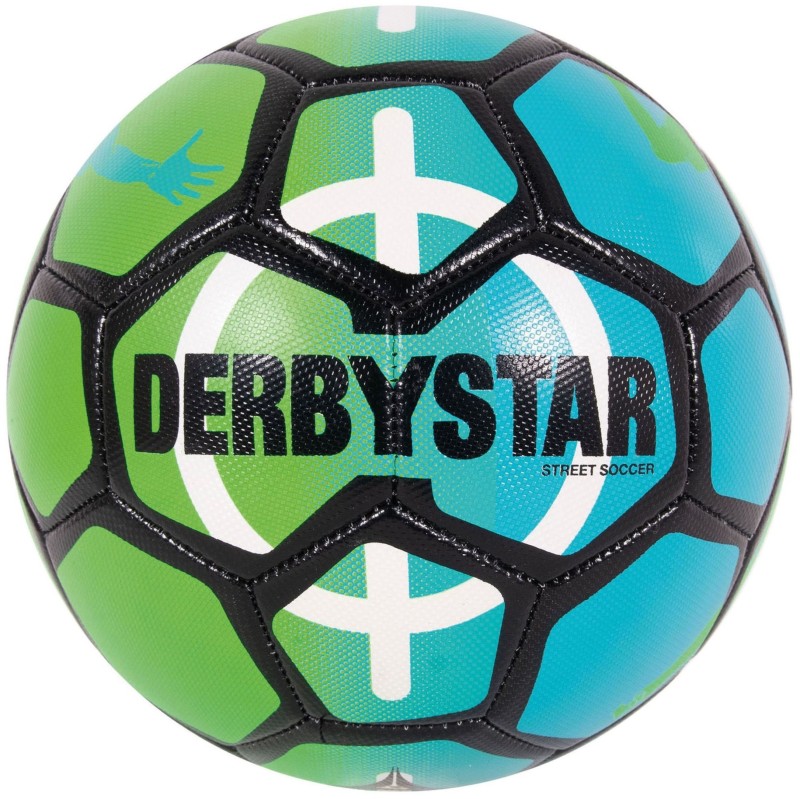 DERBYSTAR Fußball Street Soccer blau/grün/schwarz Gr. 5 neu