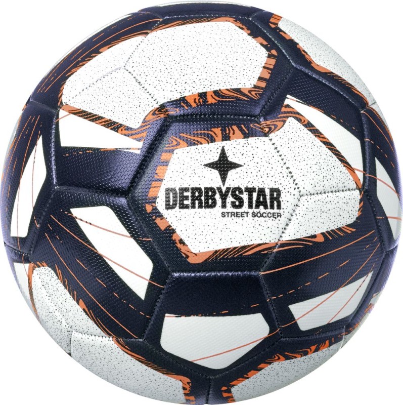 DERBYSTAR Fußball Mini Street Soccer weiß/blau/orange v22 Gr. 1
